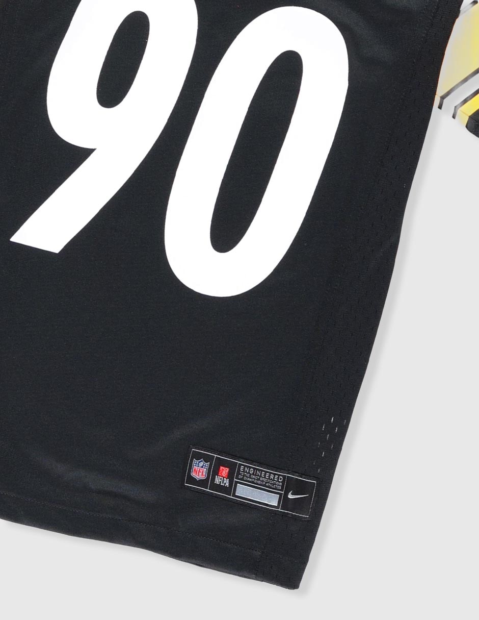 Jersey de Pittsburgh Steelers local de T.J. Watt jugador para niño 3