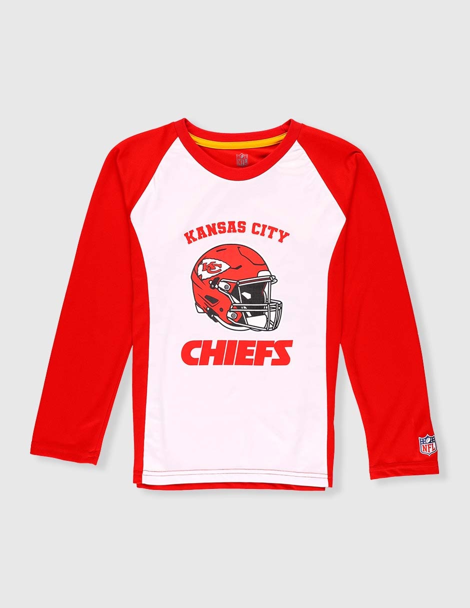 Playera deportiva para fútbol americano Kansas City Chiefs de niño Playera deportiva para fútbol americano Kansas City Chiefs de niño