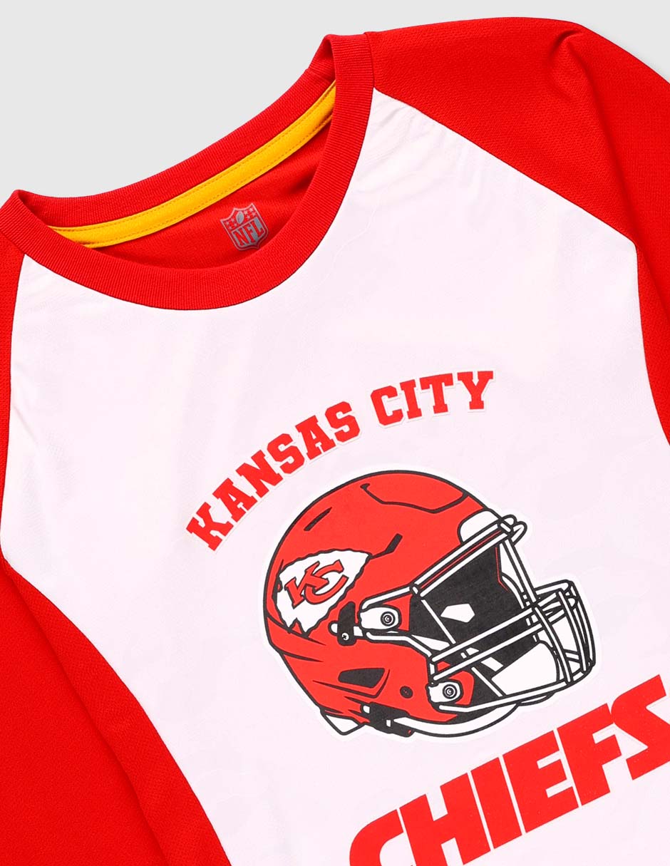 Playera deportiva para fútbol americano Nfl Kansas City Chiefs de niño