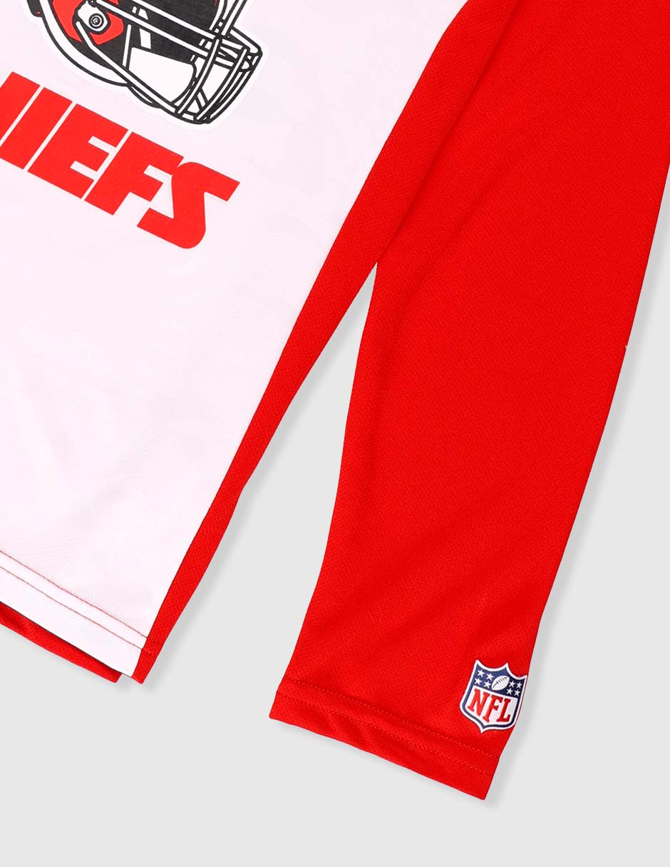 Playera deportiva para fútbol americano Nfl Kansas City Chiefs de niño