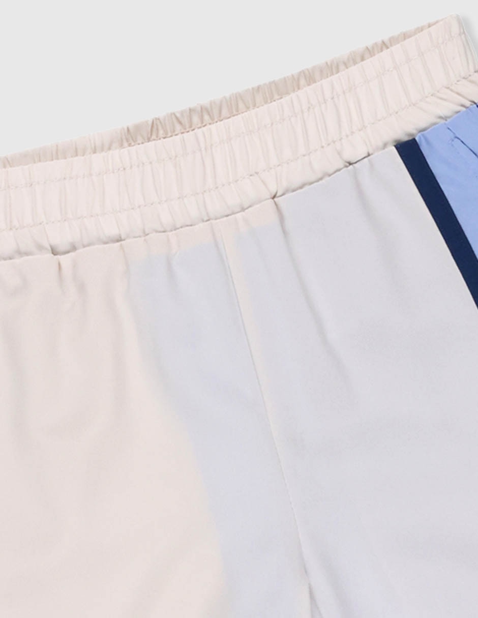 Short con malla efecto doble prenda X10 para tenis niña