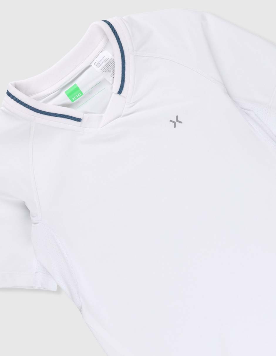 Playera tipo polo tennis para niño