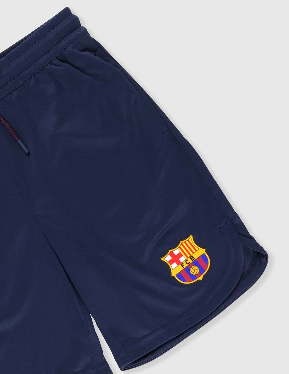 Short con bolsillos Fc Barcelona para fútbol niño 2