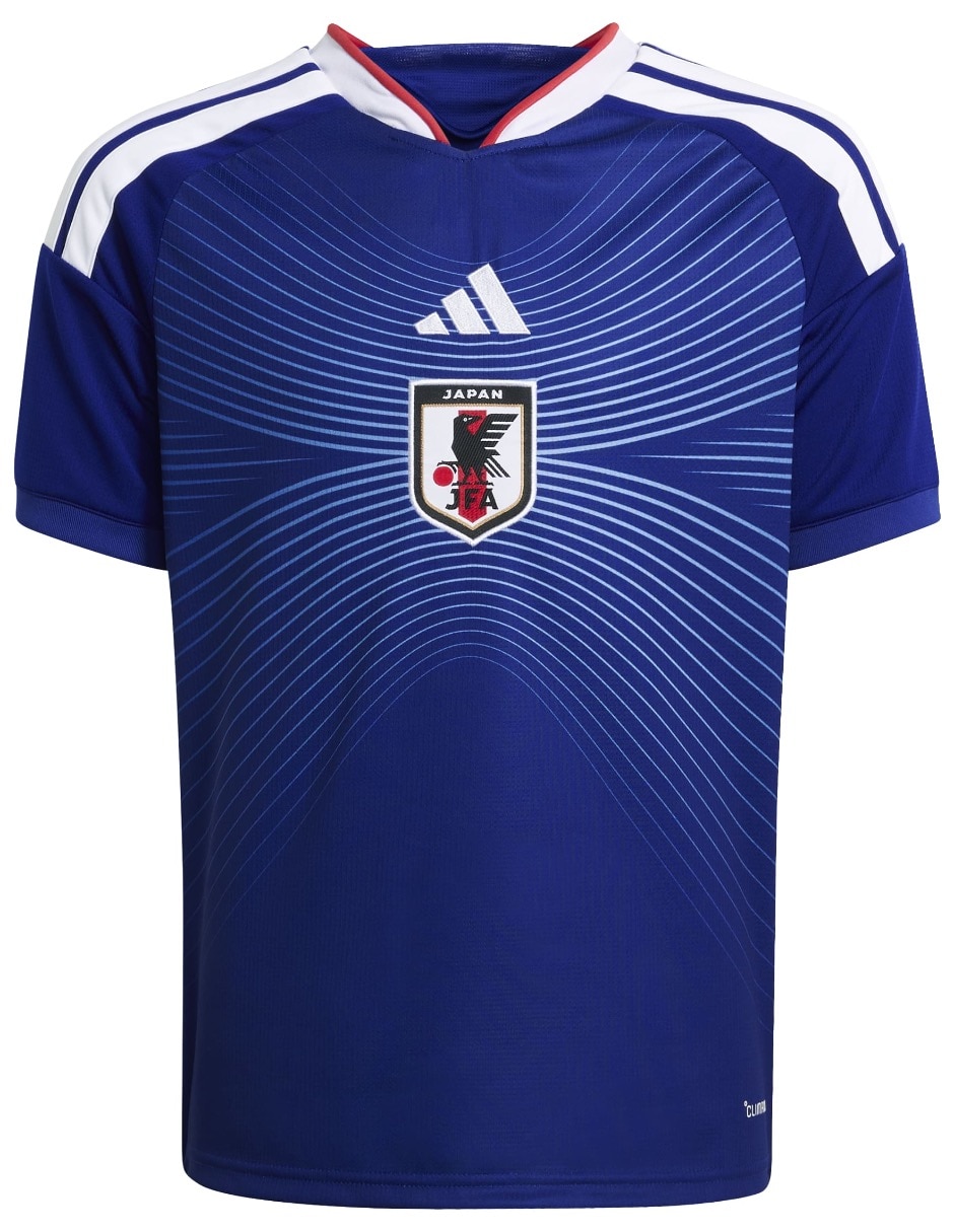 Jersey de Selección de fútbol de Japón local manga corta Mundial Adidas para niño