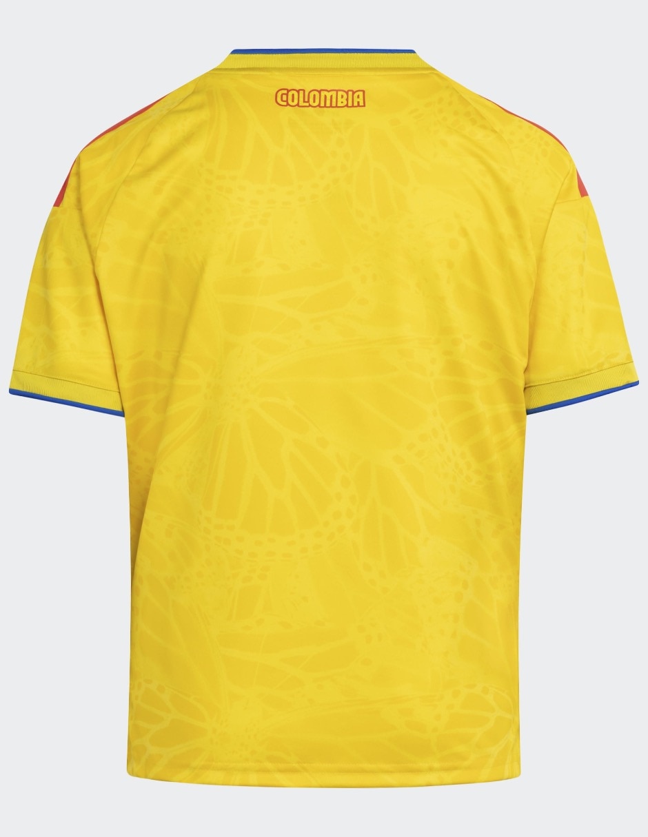 Jersey de Selección de fútbol de Colombia local manga corta Mundial Adidas para niño