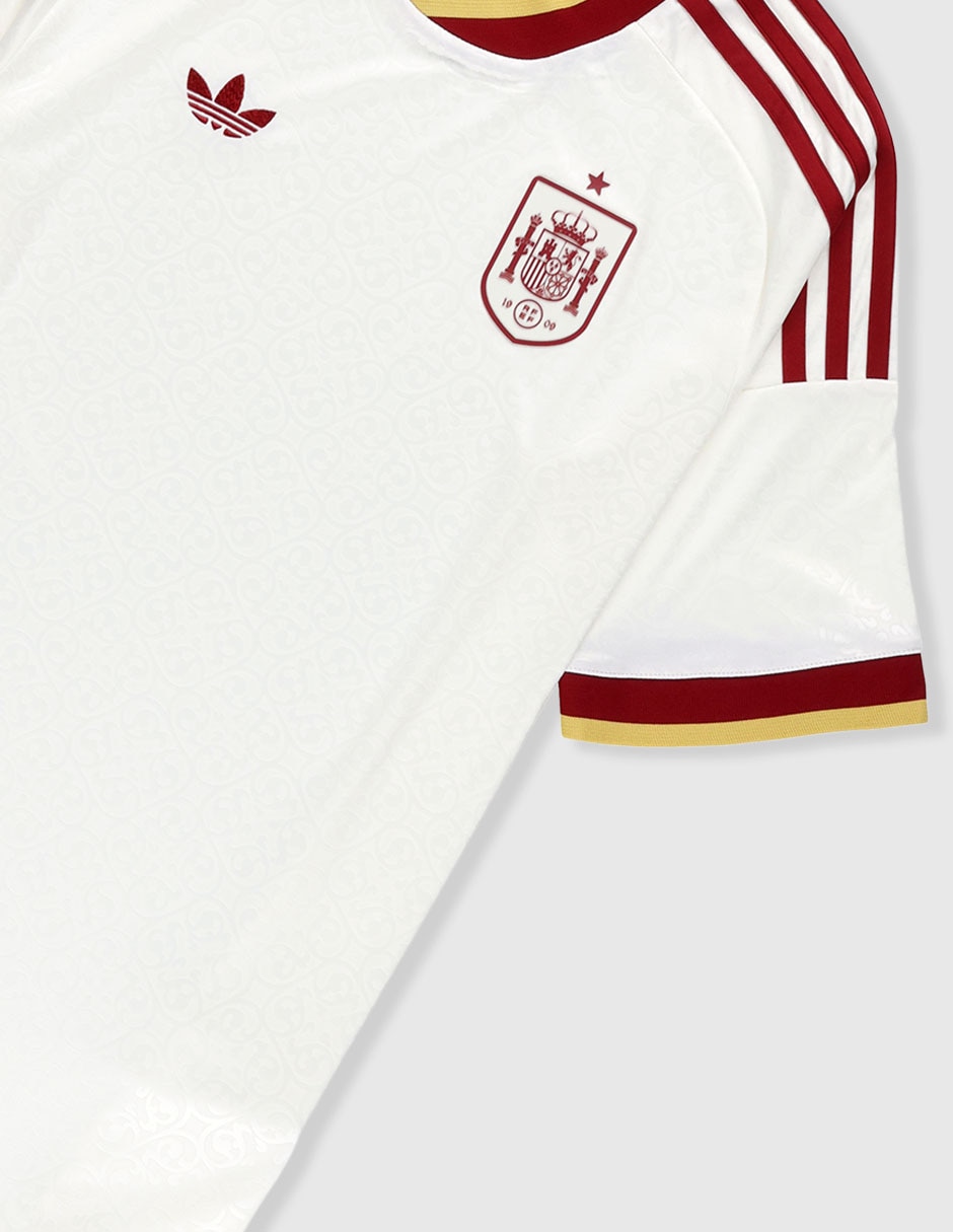 Jersey de Selección de Fútbol de España visitante manga corta game para niño 4