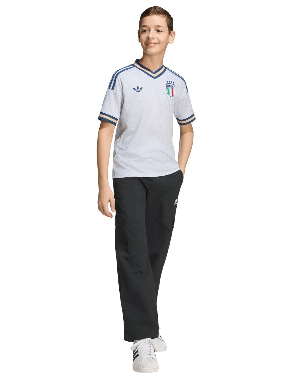 Jersey de Selección de fútbol de Italia visitante fan manga corta fan para niño 5