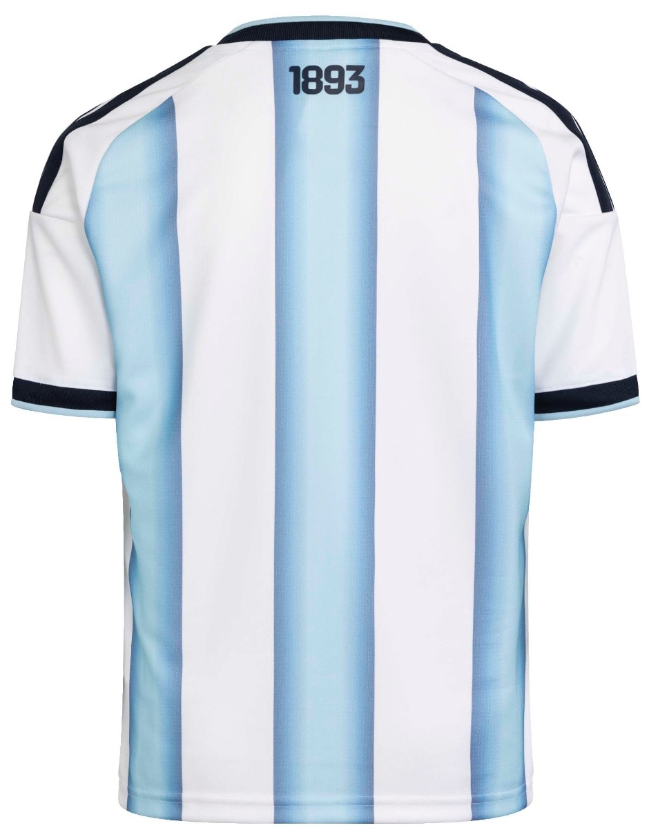 Jersey de Selección de fútbol de Argentina local manga corta para niño 2