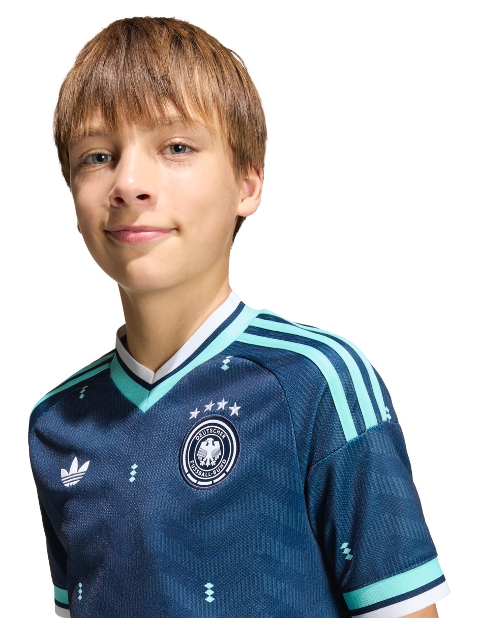 Jersey de Selección de fútbol de Alemania visitante manga corta fan para niño 6