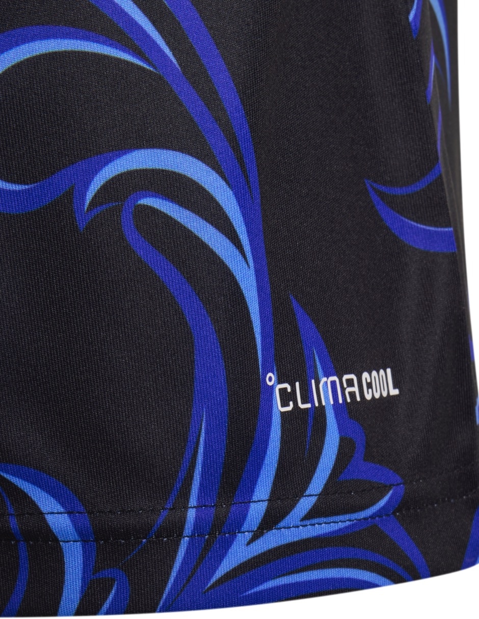 Jersey de Selección de fútbol de Argentina visitante manga corta Mundial Adidas fan para niño