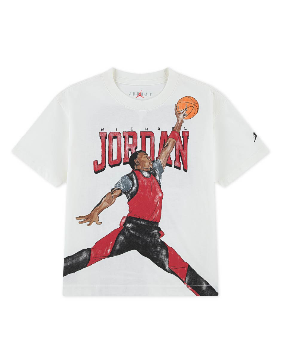Playera deportiva para básquetbol de niño