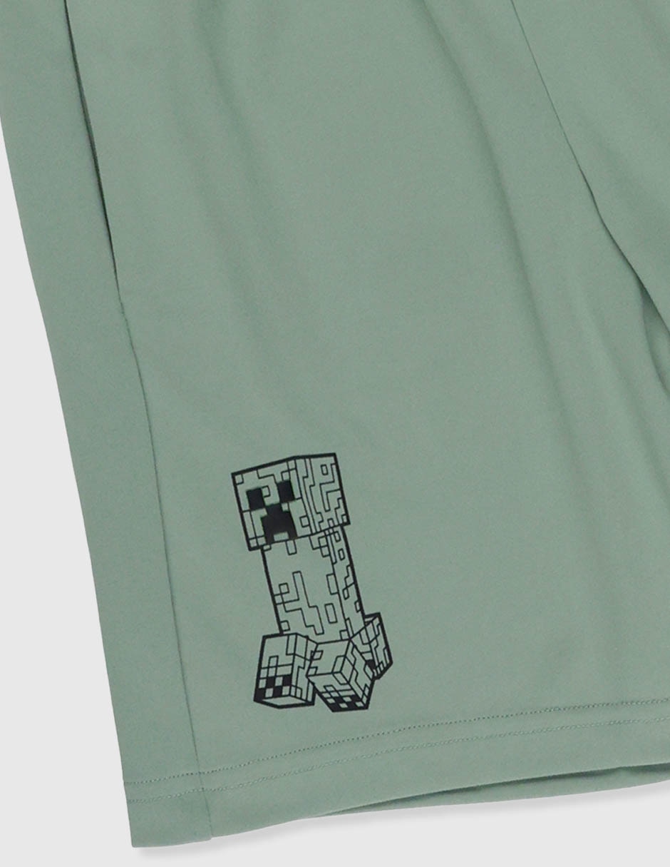 Short Adidas Minecraft para niño