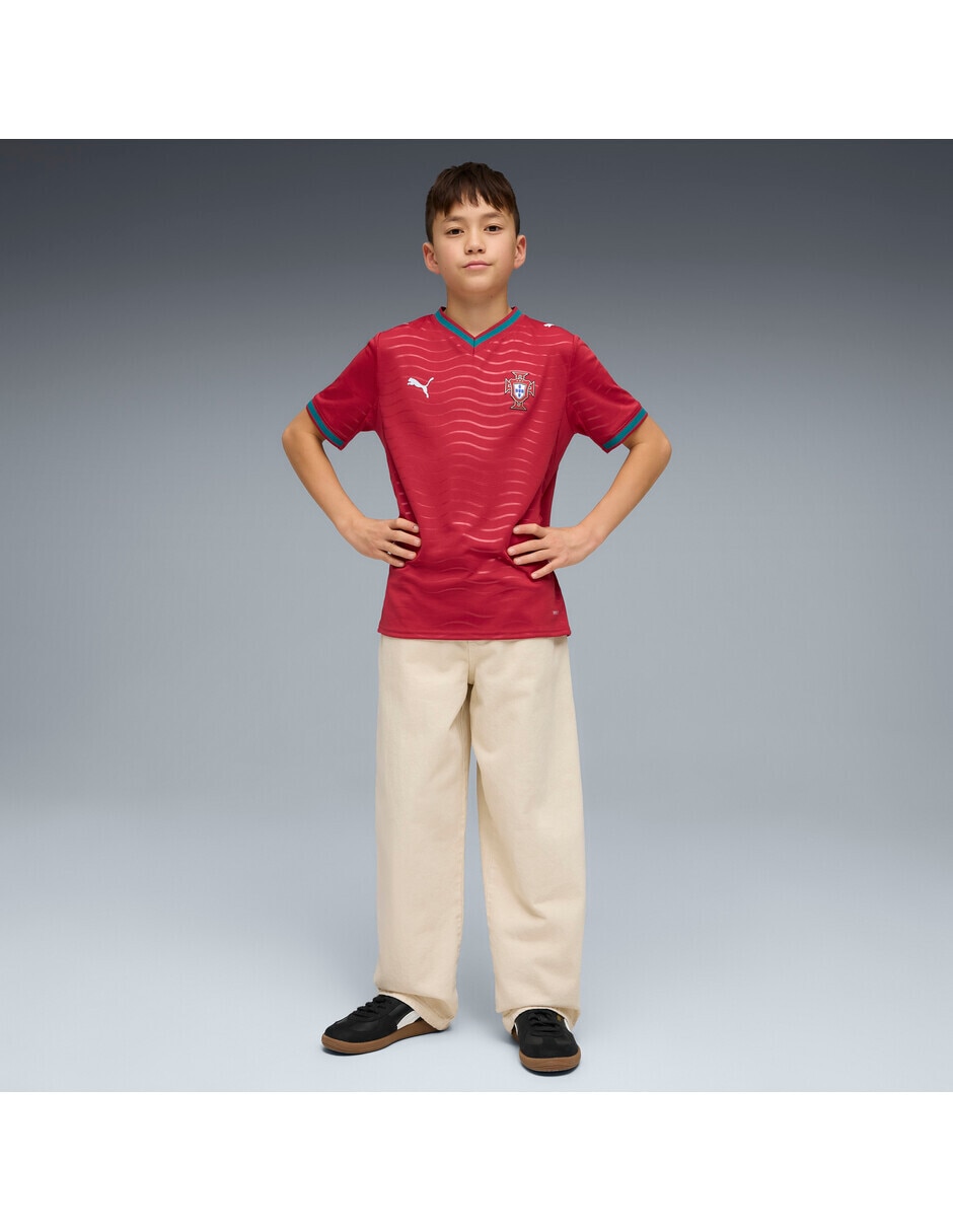 Jersey de Selección de fútbol de Portugal local manga corta  fan para niño 7