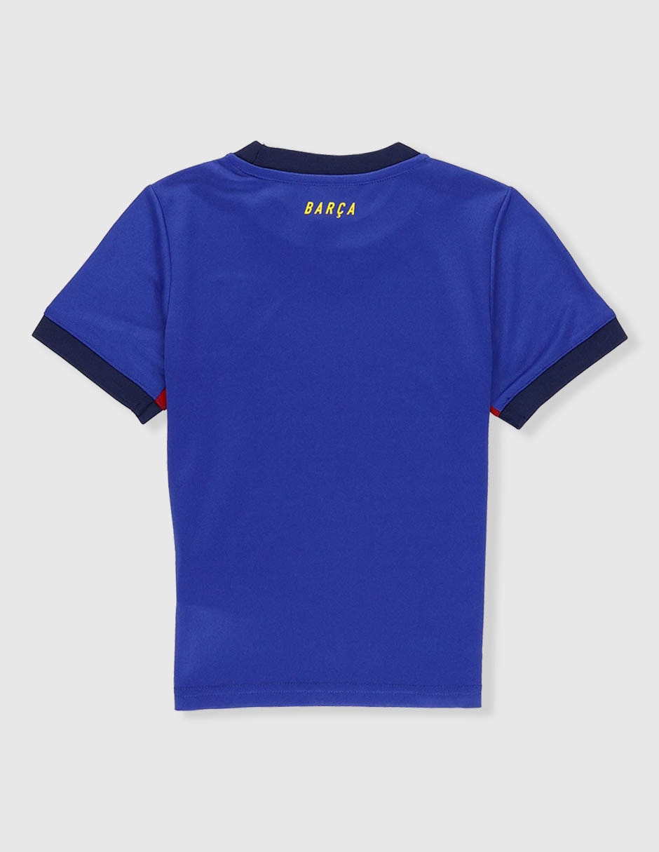 Jersey de fútbol club barcelona tercer equipo de manga corta fútbol fan para niño