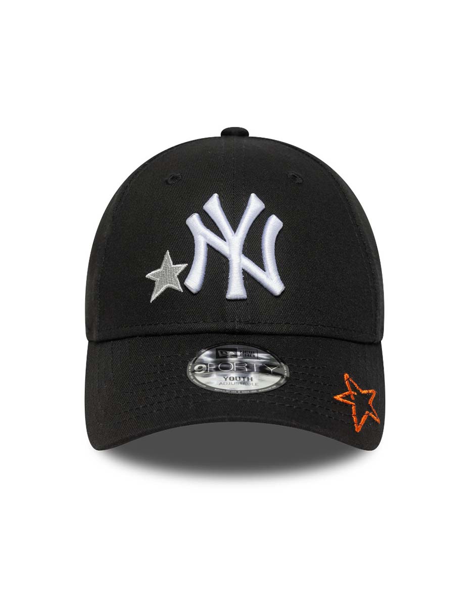 Gorra visera curva correa ajustable para béisbol New Era Mlb New York Yankees para adulto