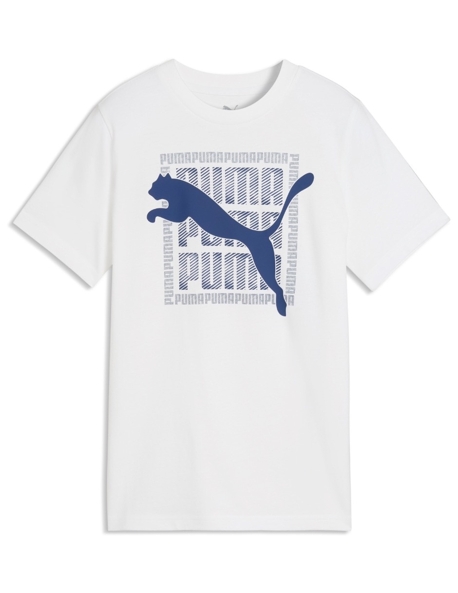 Playera puma manga corta para niño