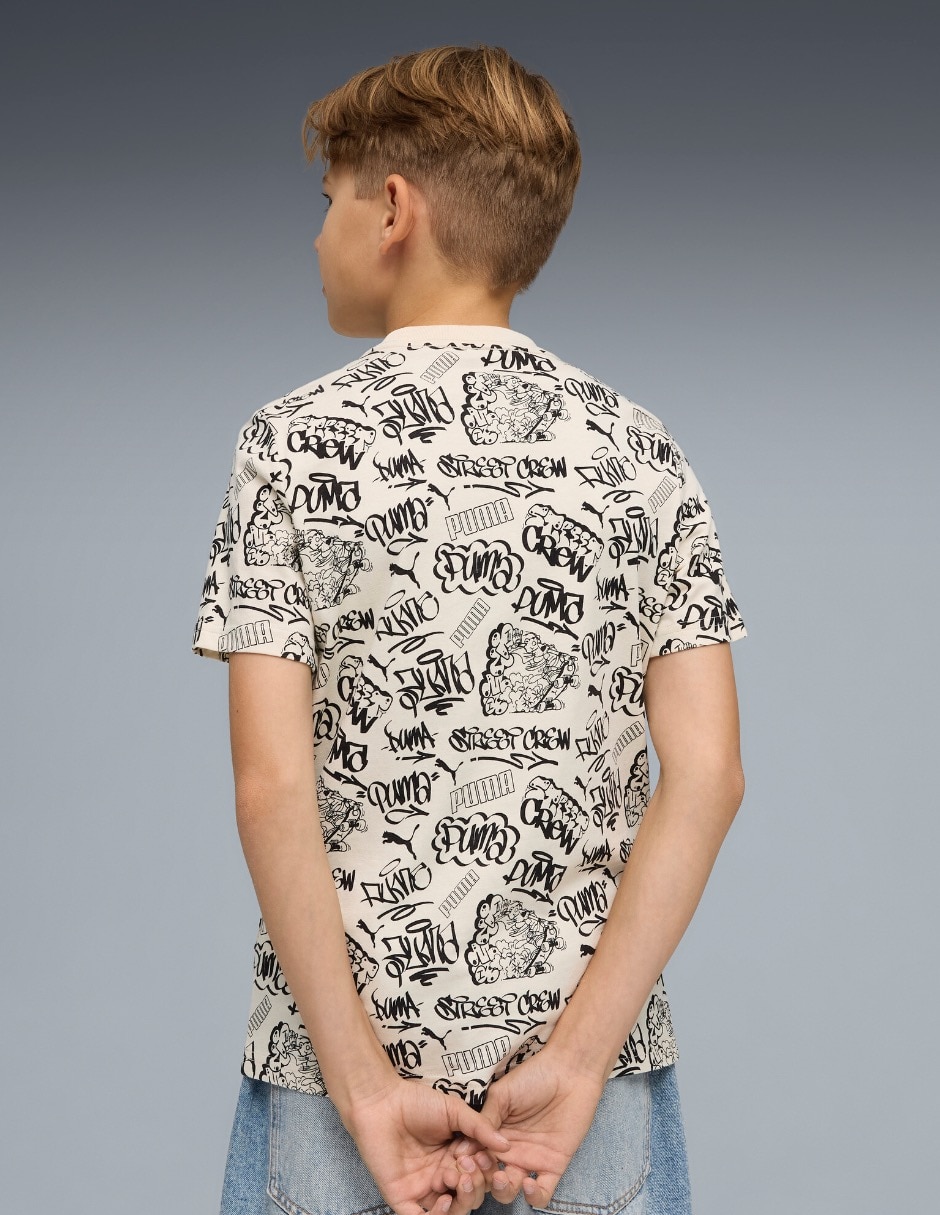 Playera deportiva para entrenamiento Puma de niño