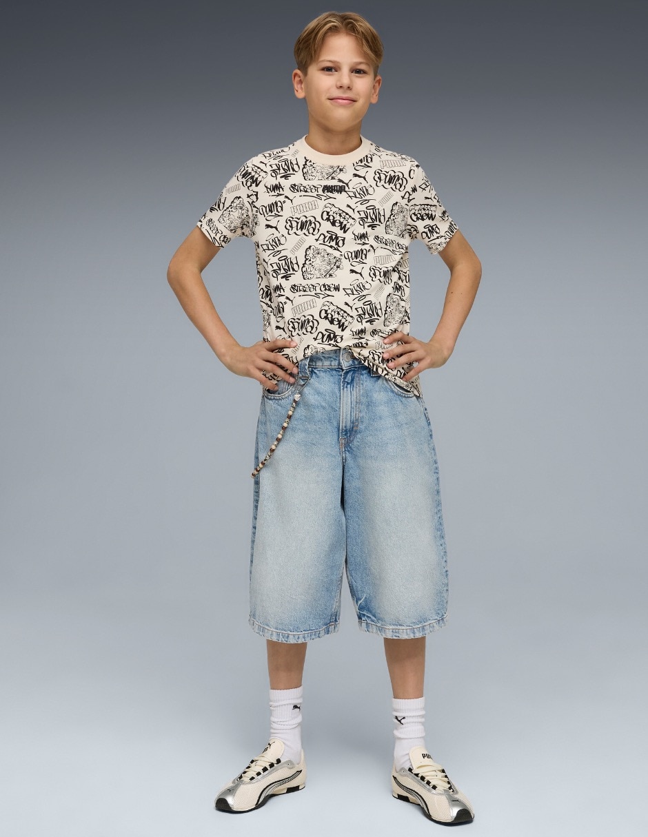 Playera deportiva para entrenamiento Puma de niño