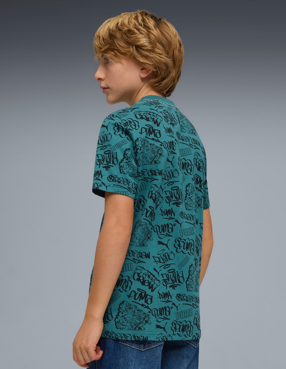 Playera deportiva para entrenamiento de niño