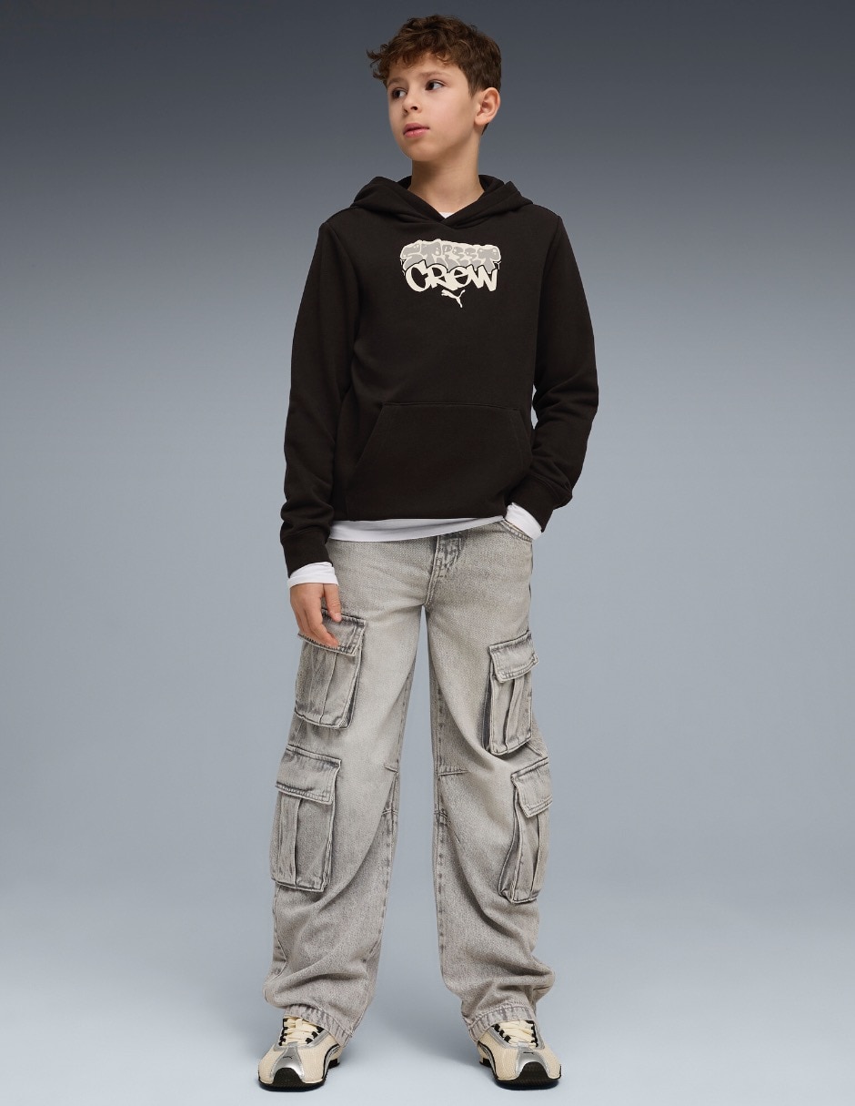 Sudadera Puma con capucha y bolsa para niño