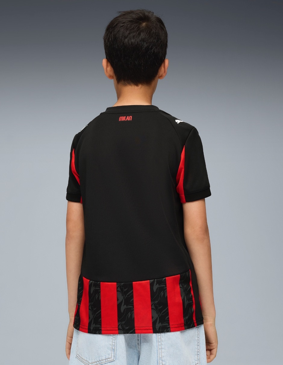 Jersey de AC Milan local fan para niño