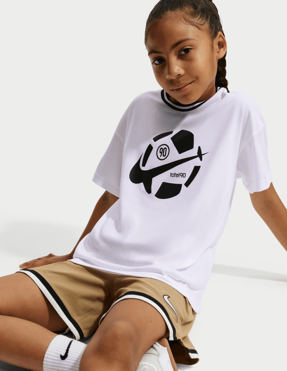 Playera deportiva para entrenamiento nike k nk df tee m90 gfb t90 de niño