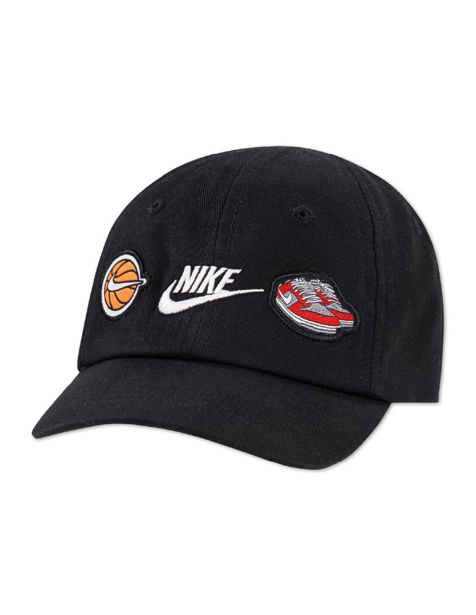 Gorra visera curva correa ajustable casual Nike para niño