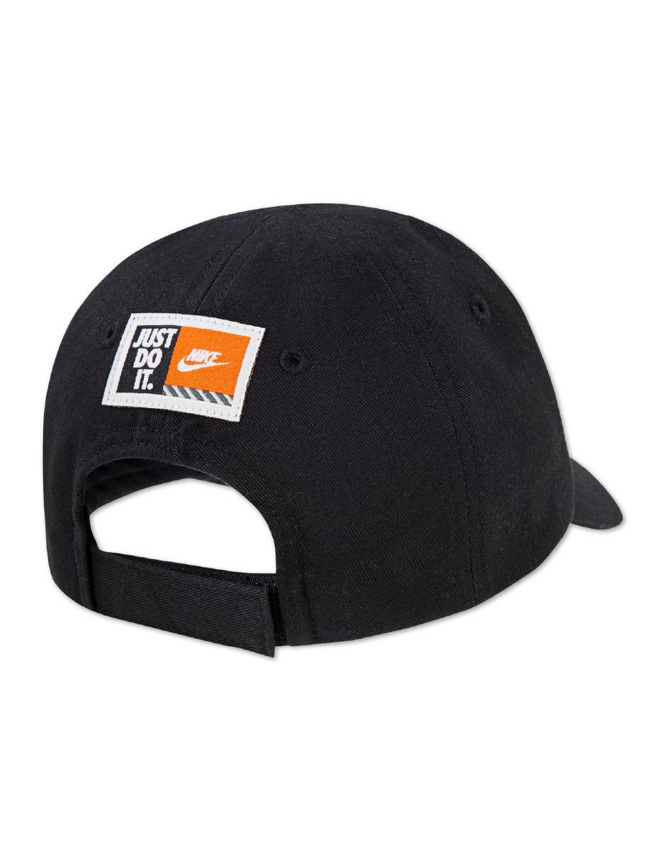 Gorra visera curva correa ajustable casual Nike para niño