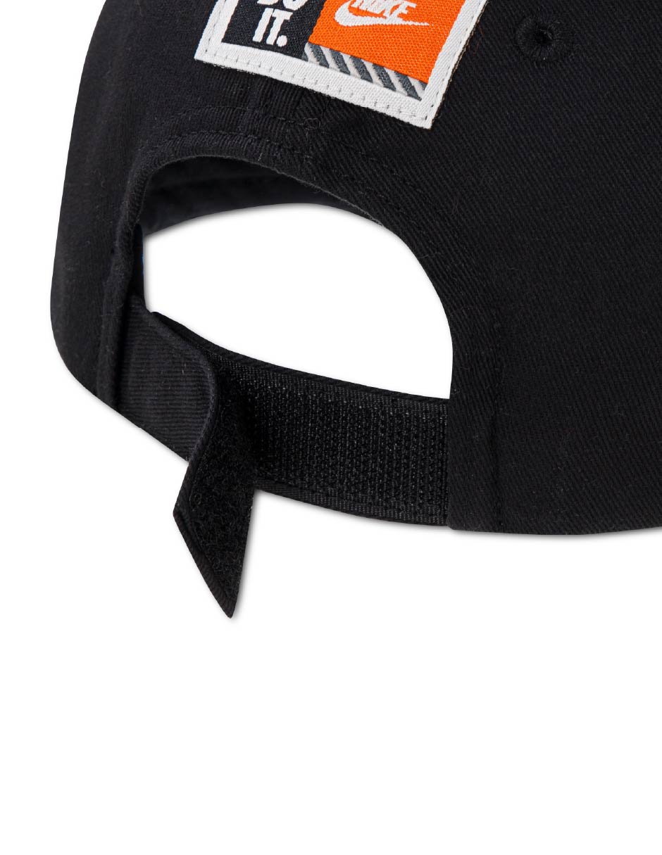 Gorra visera curva correa ajustable casual Nike para niño