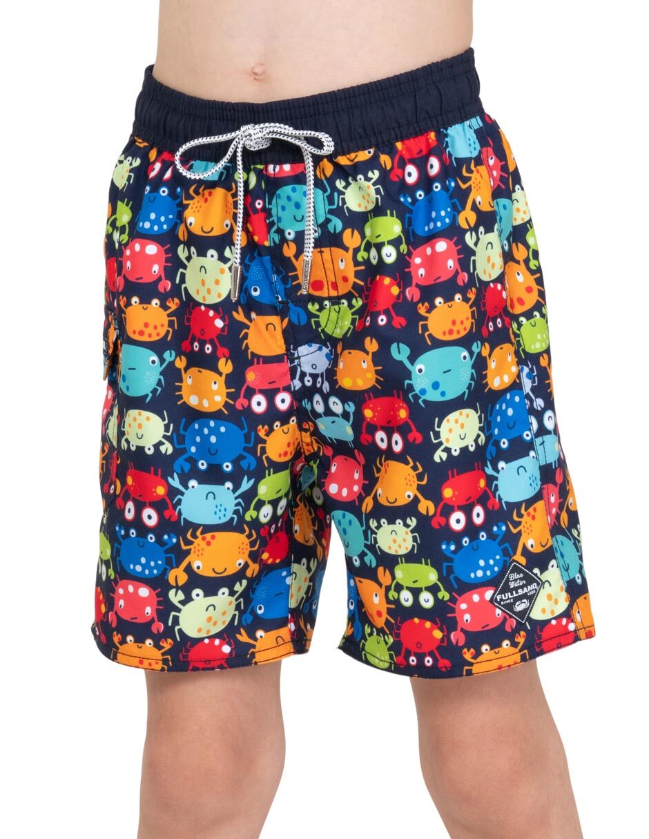 Short con malla Crabs para natación niño Short con malla Crabs para natación niño