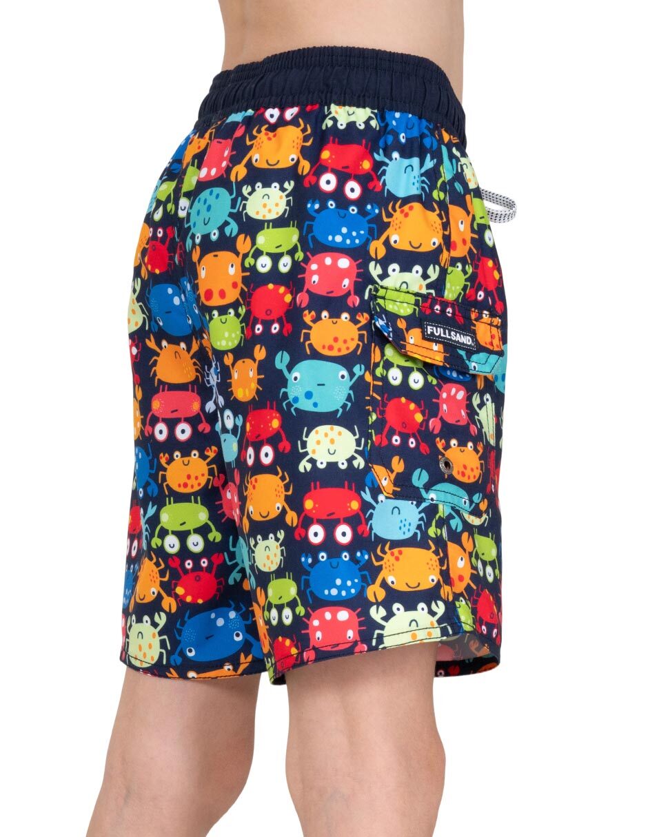 Short con malla Crabs para natación niño 5