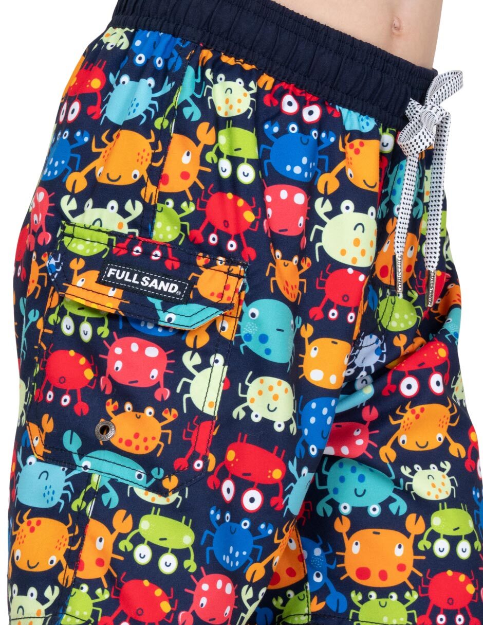 Short con malla Crabs para natación niño 3