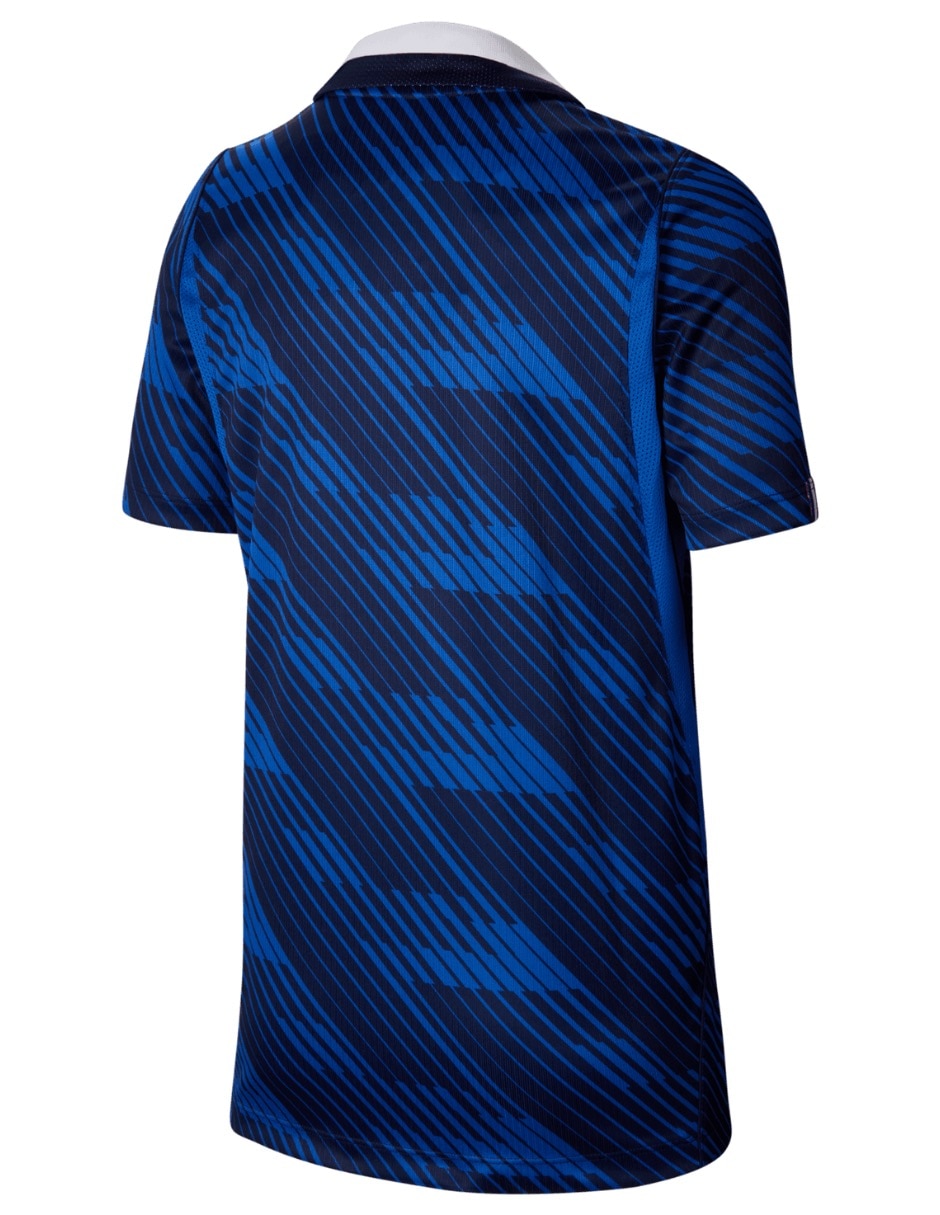 Jersey de Selección de fútbol de Francia local manga corta Mundial Nike fan para niño