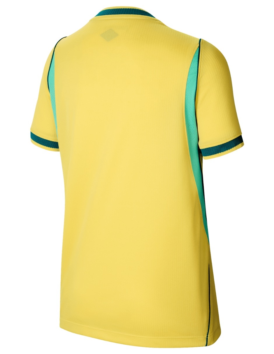 Jersey de Selección de fútbol de Brasil local jugador para niña 7