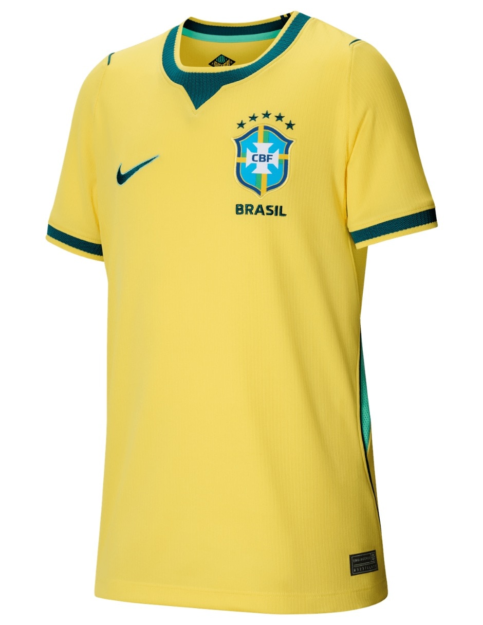 Jersey de Selección de fútbol de Brasil local jugador para niña