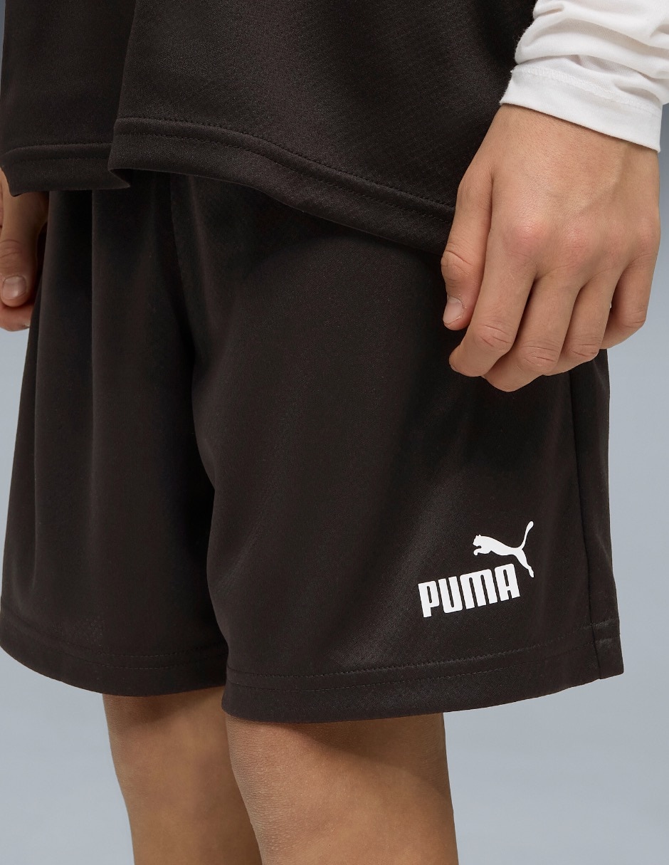 Short Puma Ess Elevated Relaxed Mesh Short para entrenamiento niño