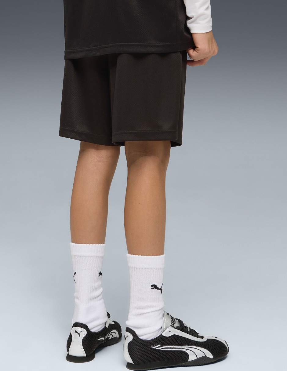 Short Puma Ess Elevated Relaxed Mesh Short para entrenamiento niño