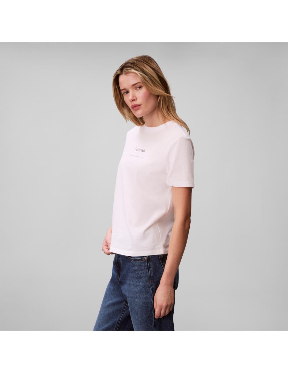 Playera manga corta cuello redondo para mujer 5