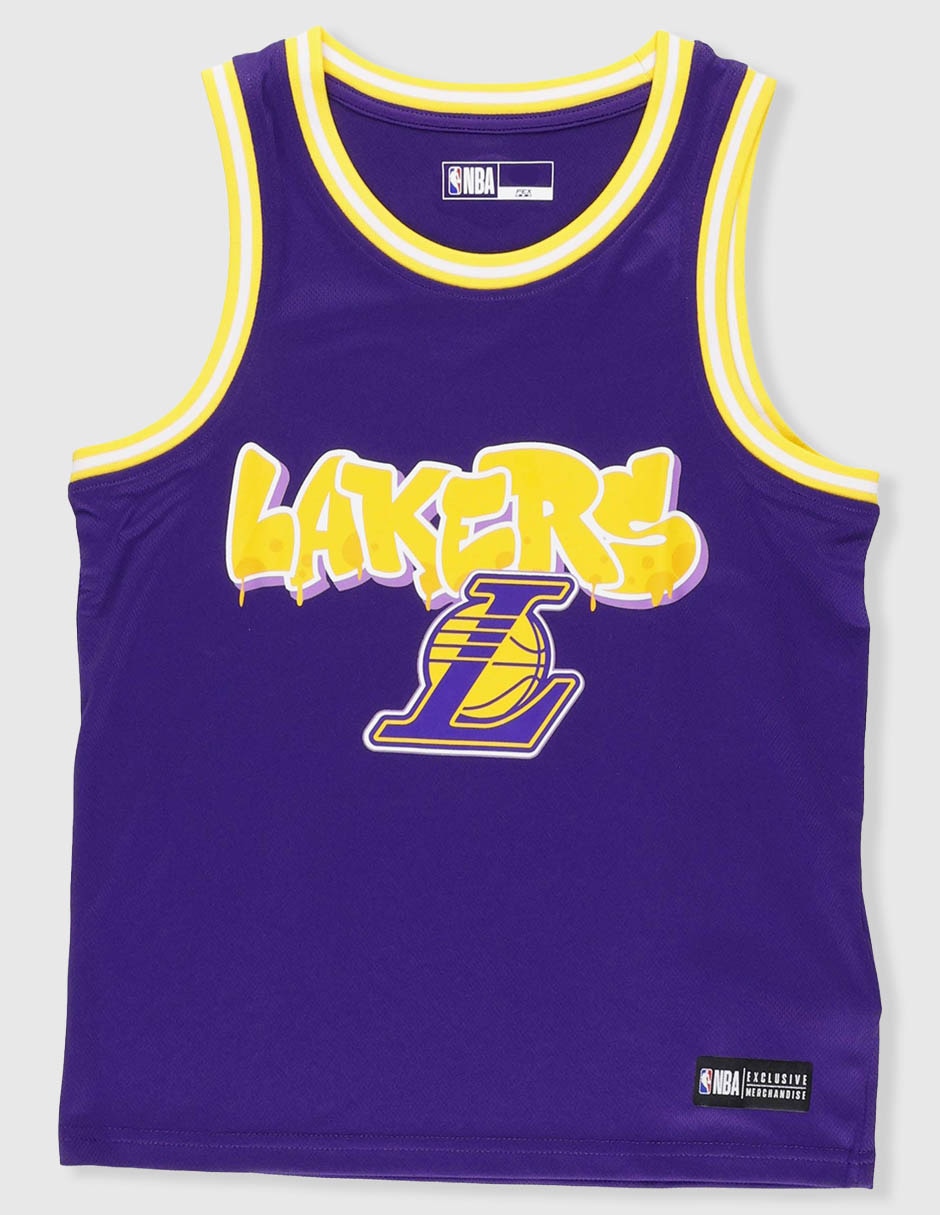 Jersey de Los Angeles Lakers sin manga NBA Fan para niño