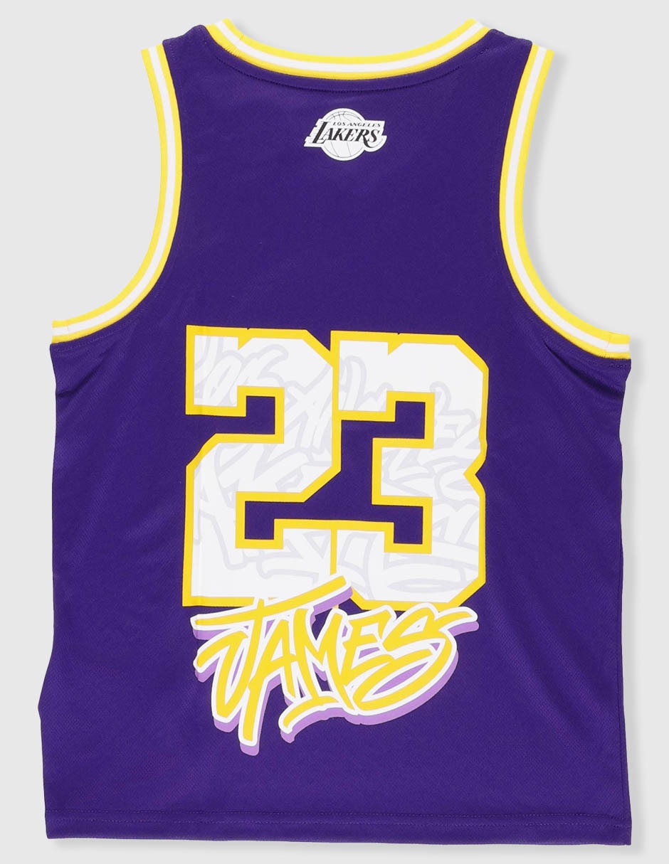 Jersey de Los Angeles Lakers sin manga NBA Fan para niño