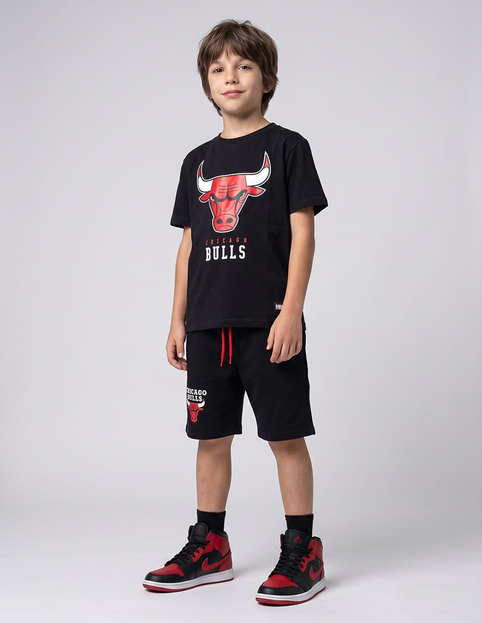 Conjunto deportivo nba chicago bulls de algodón para niño