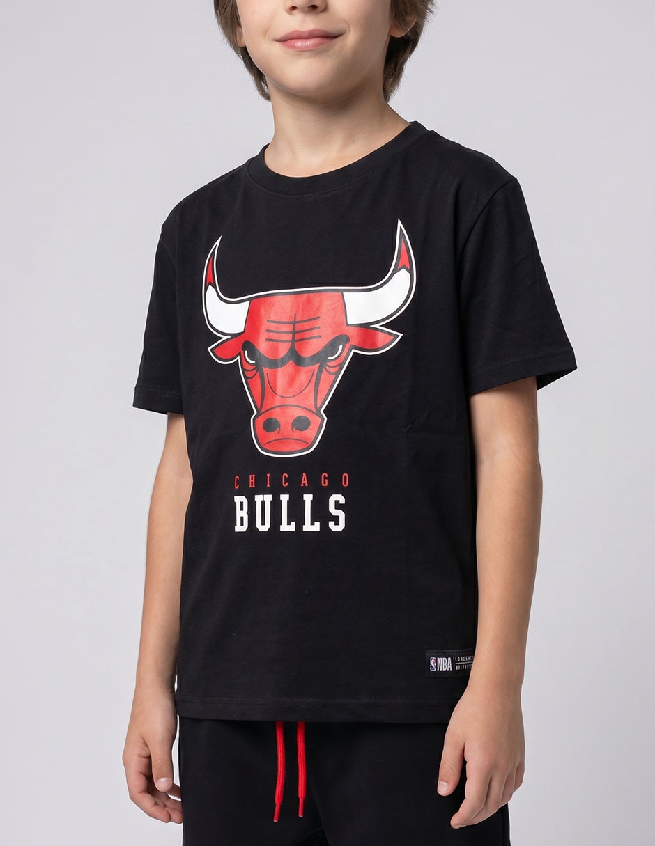 Conjunto deportivo nba chicago bulls de algodón para niño