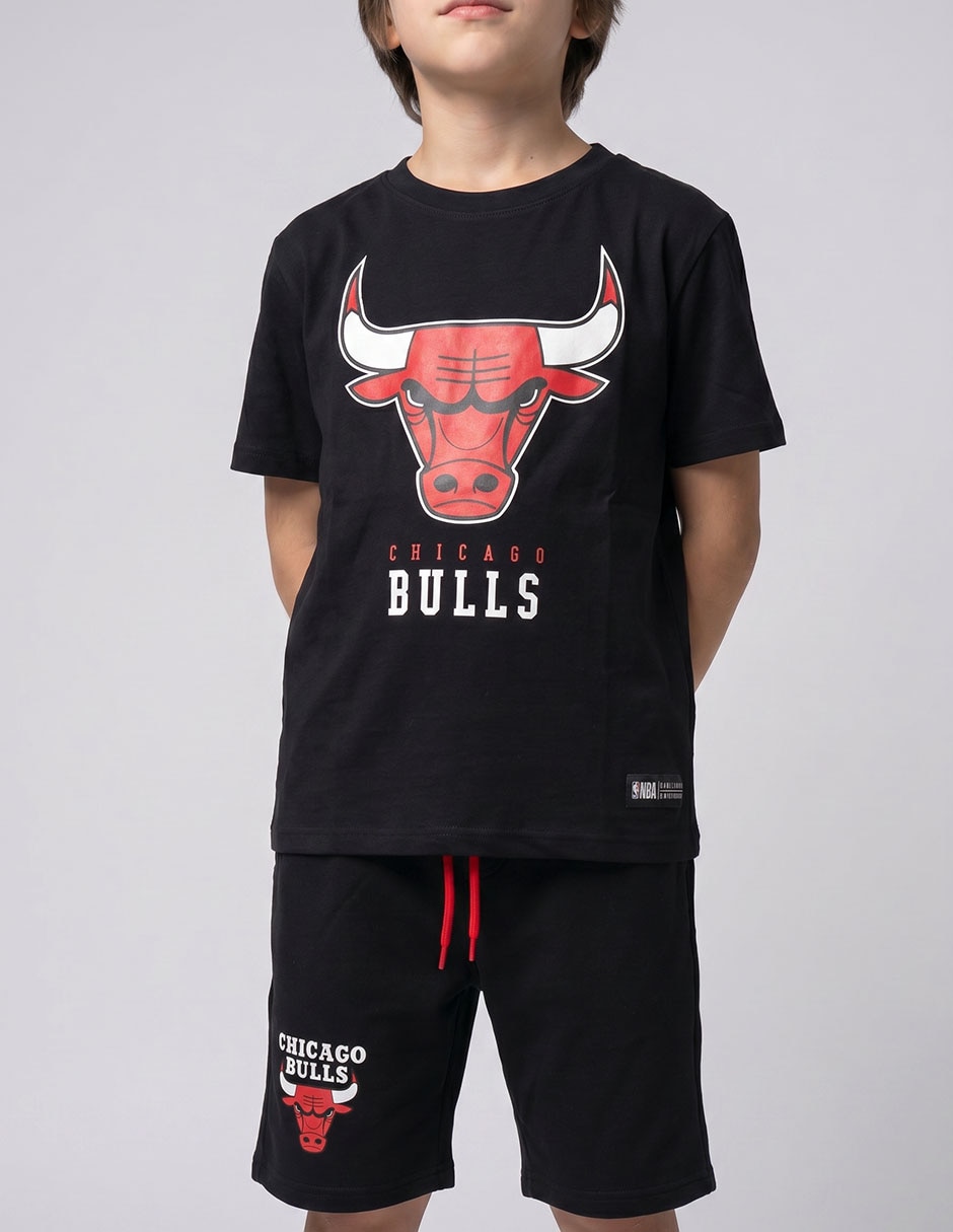 Conjunto deportivo nba chicago bulls de algodón para niño