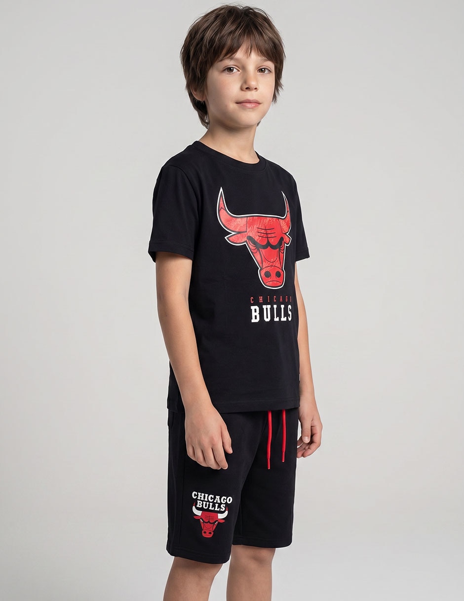 Conjunto deportivo nba chicago bulls de algodón para niño