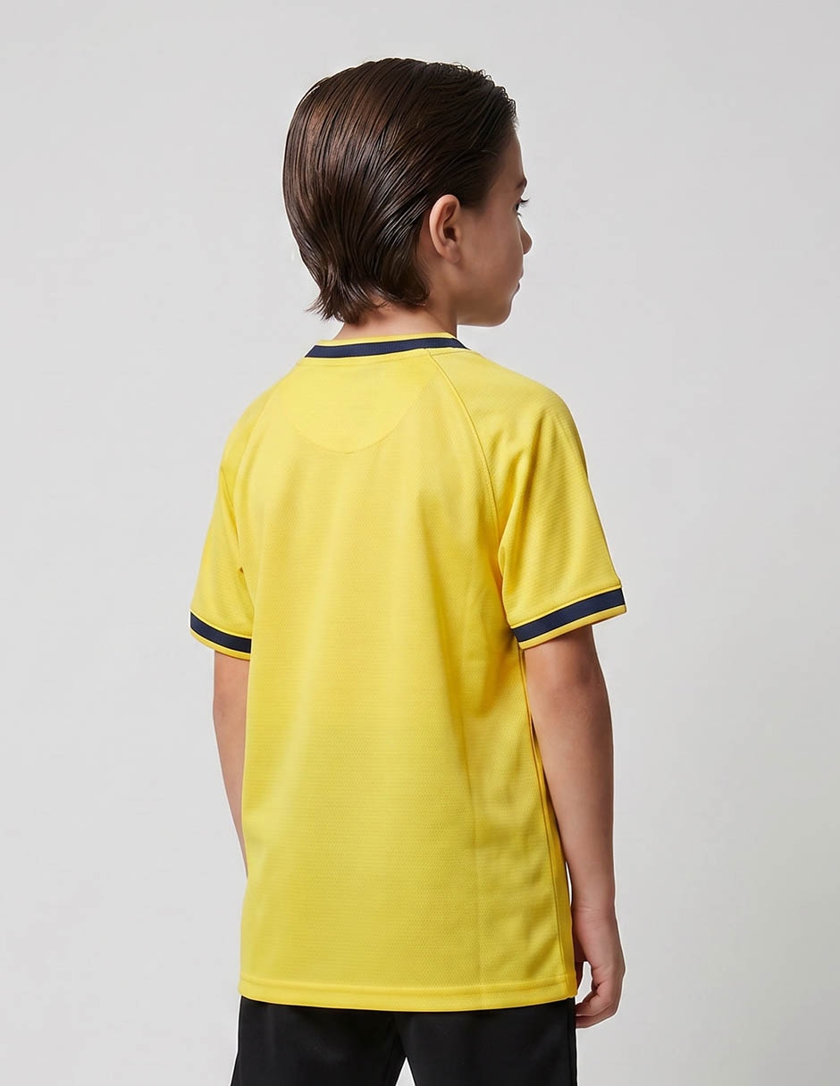 Jersey De Club América Tercer Equipo De Manga Corta Fútbol Fan Para Niño