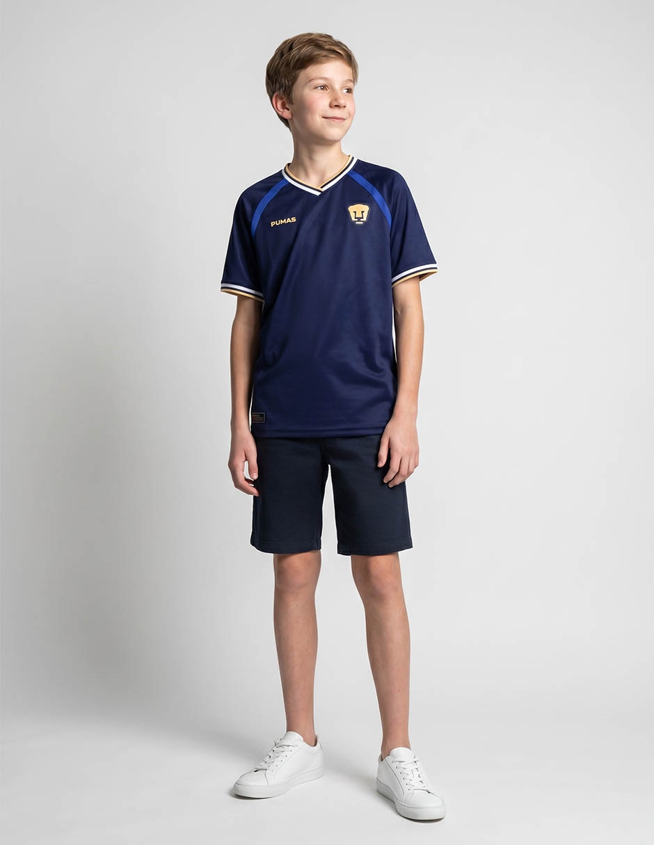 Jersey de Pumas de la UNAM manga corta Fútbol fan para niño