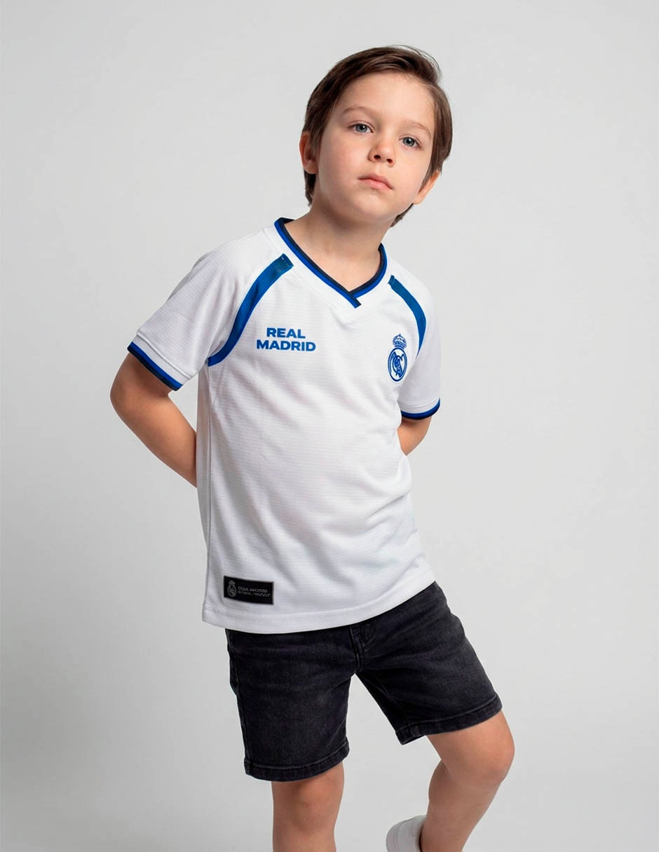 Jersey de real madrid club de tercer equipo manga corta fútbol fan para niño Jersey de real madrid club de tercer equipo manga corta fútbol fan para niño