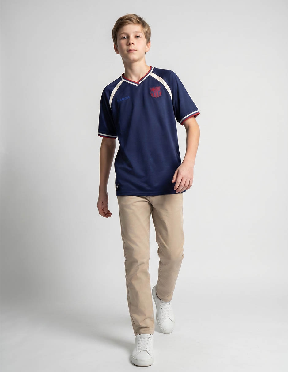 Jersey de fútbol club barcelona tercer equipo fútbol fan para niño