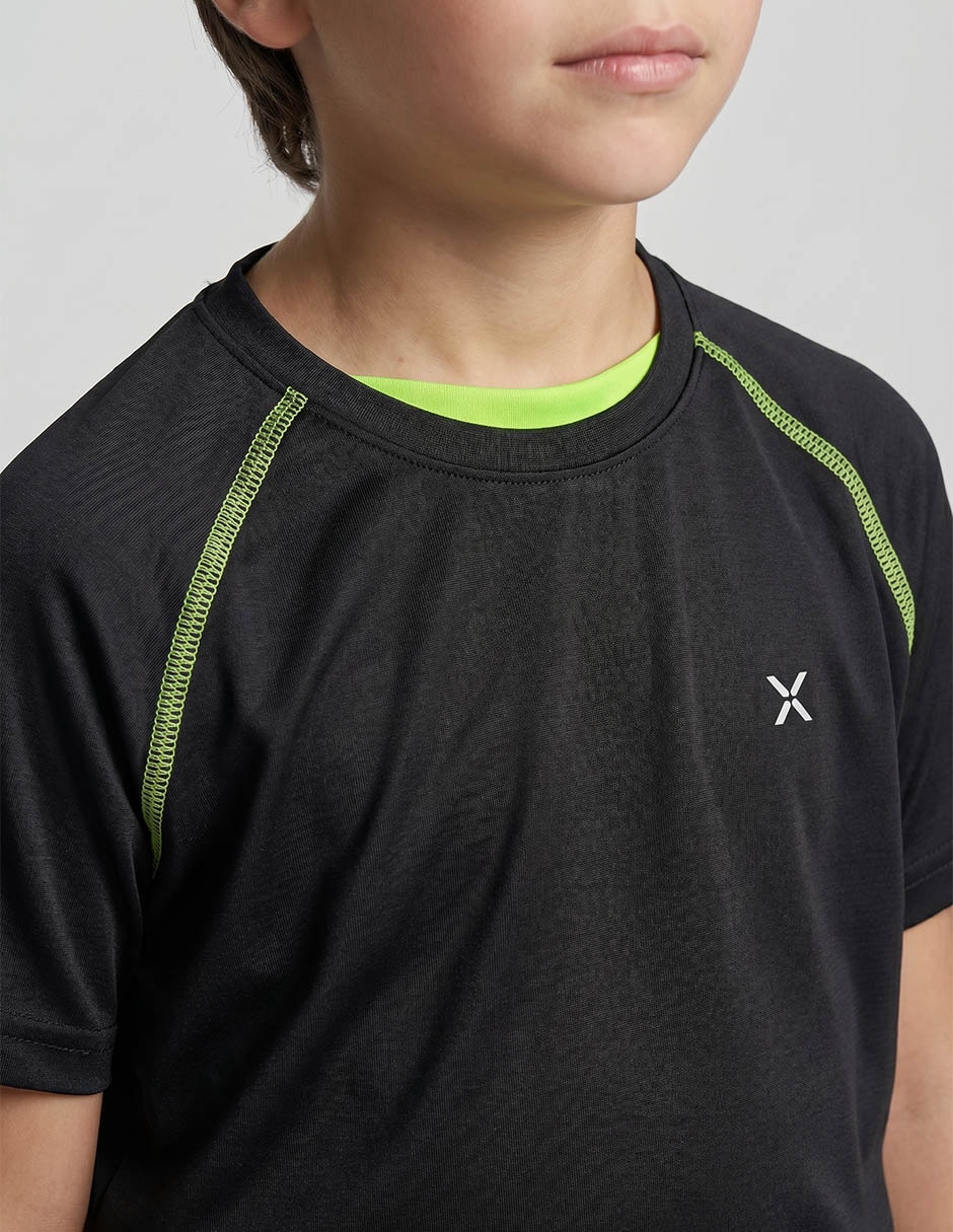 Playera deportiva para entrenamiento x10 de niño
