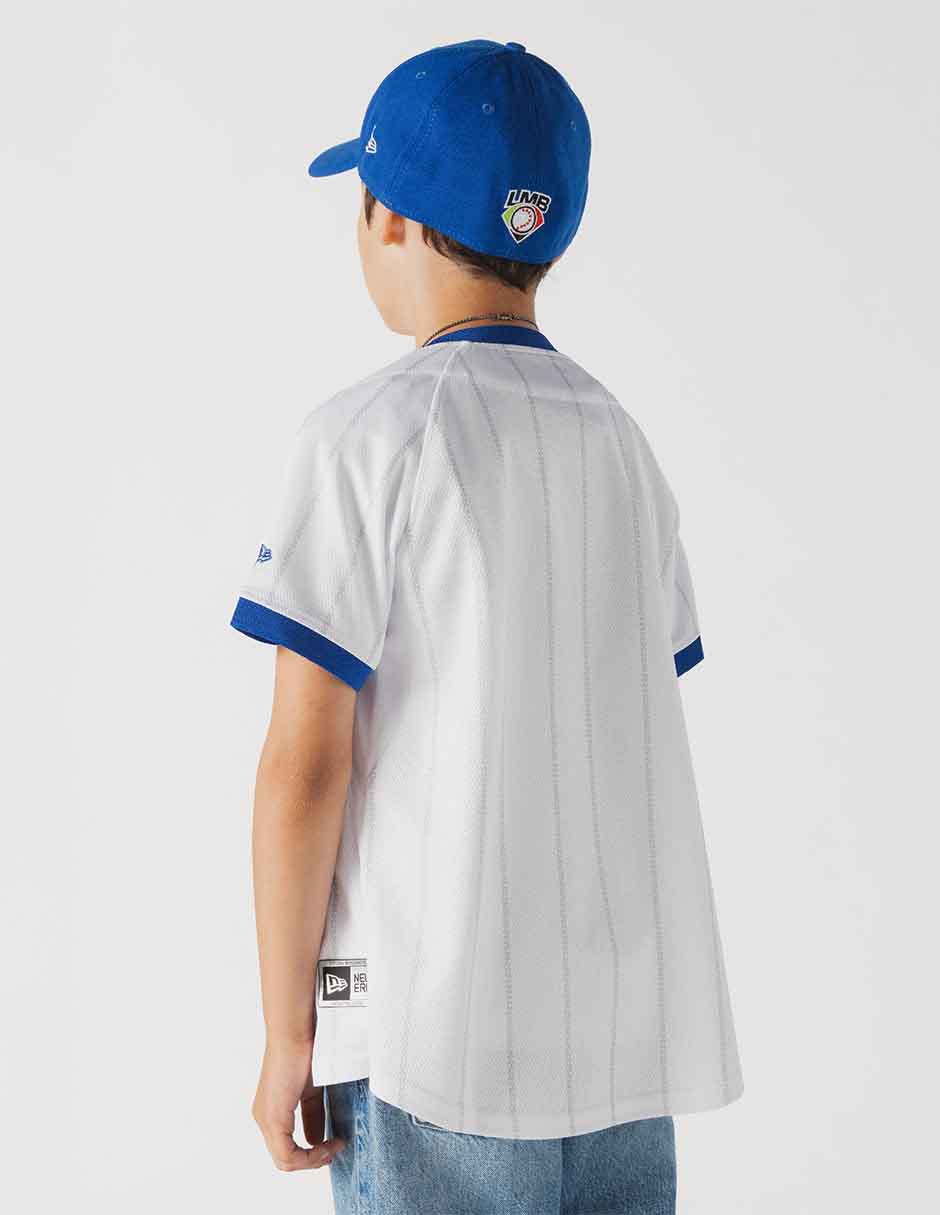 Jersey de charros de jalisco local de manga corta new era para niño